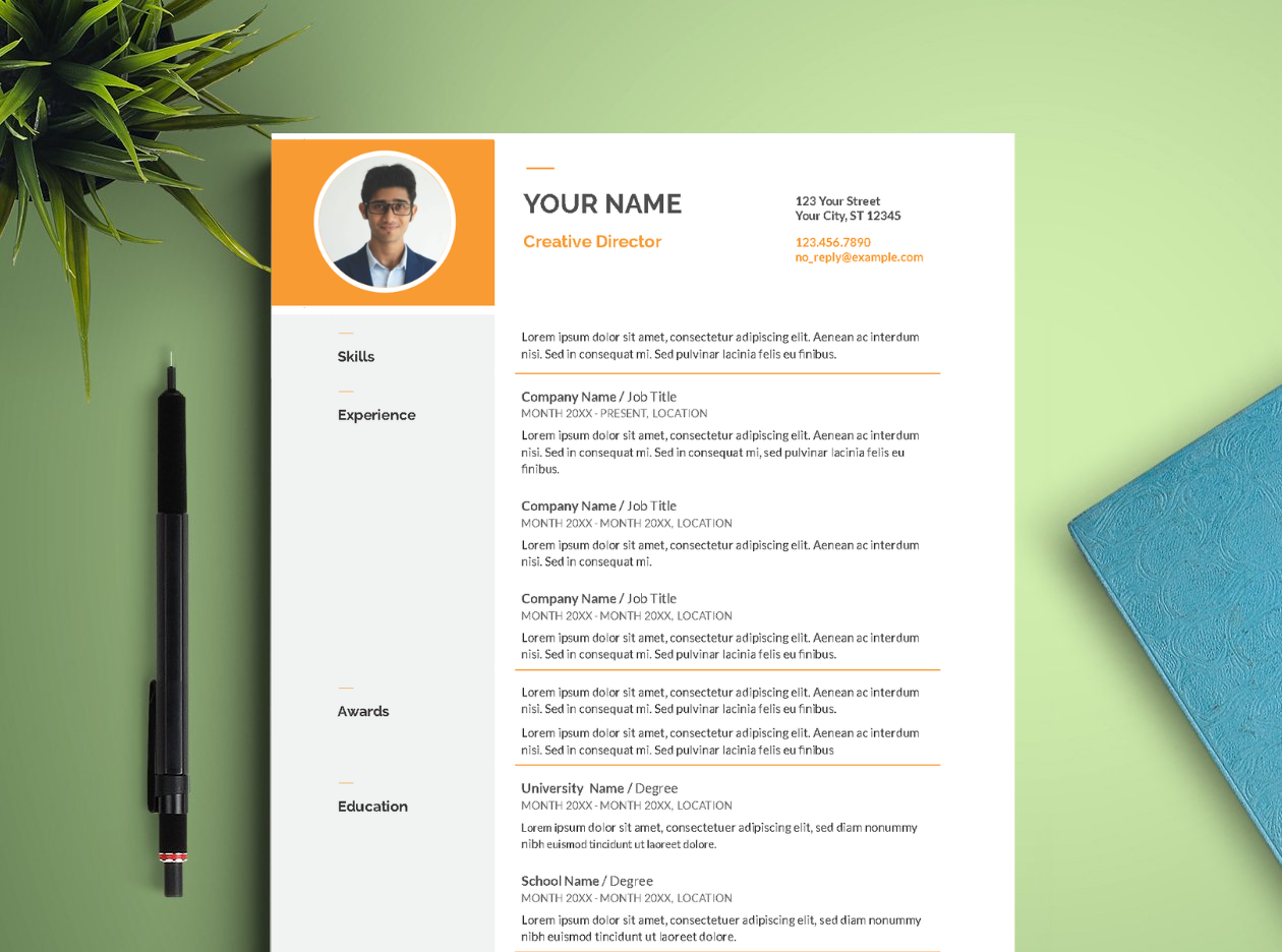 CV/Resume Template (MS Word)